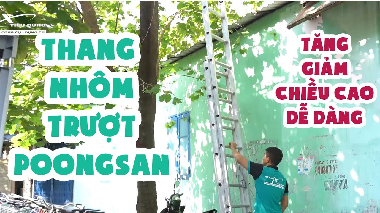 [Review] Thang Nh&ocirc;m Trượt Poongsan: Cực Chắc, Tăng Giảm Chiều Cao Dễ D&agrave;ng
