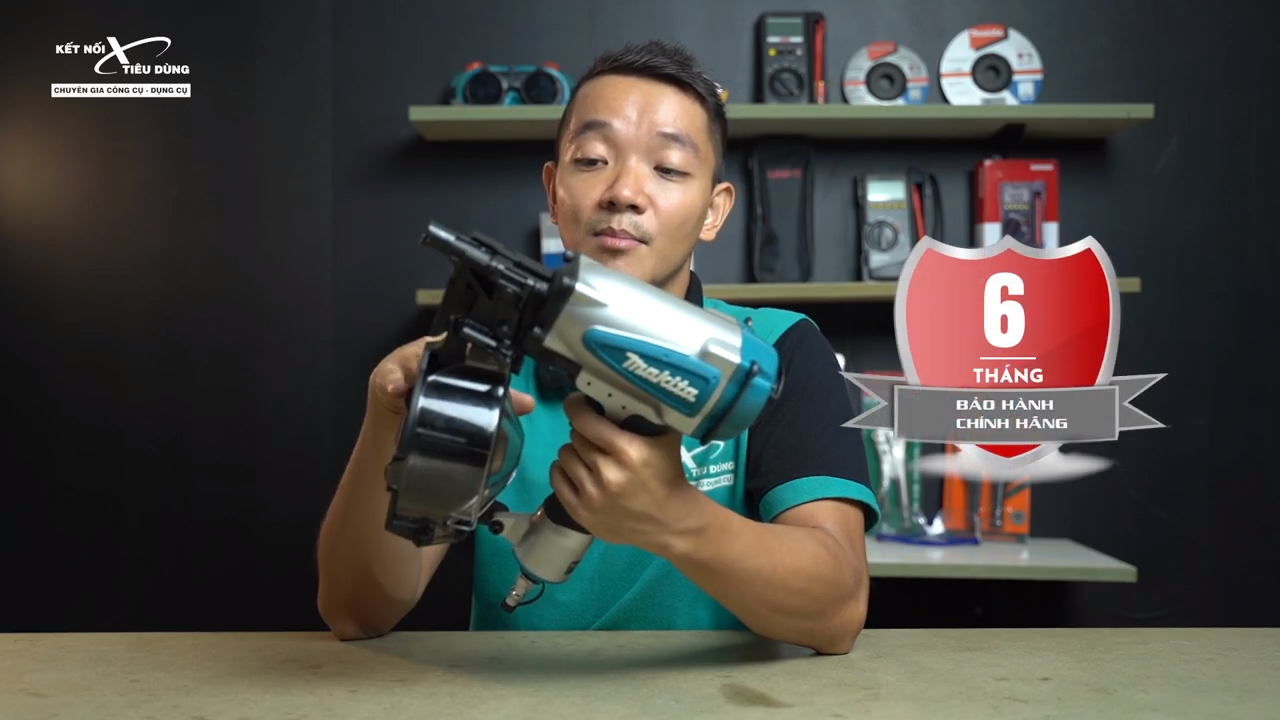 [Review] Thử M&aacute;y Bắn Đinh Cuộn Makita AN560: Mạnh, Nhanh, An To&agrave;n, Bắn Ngọt - bảo h&agrave;nh 6 th&aacute;ng