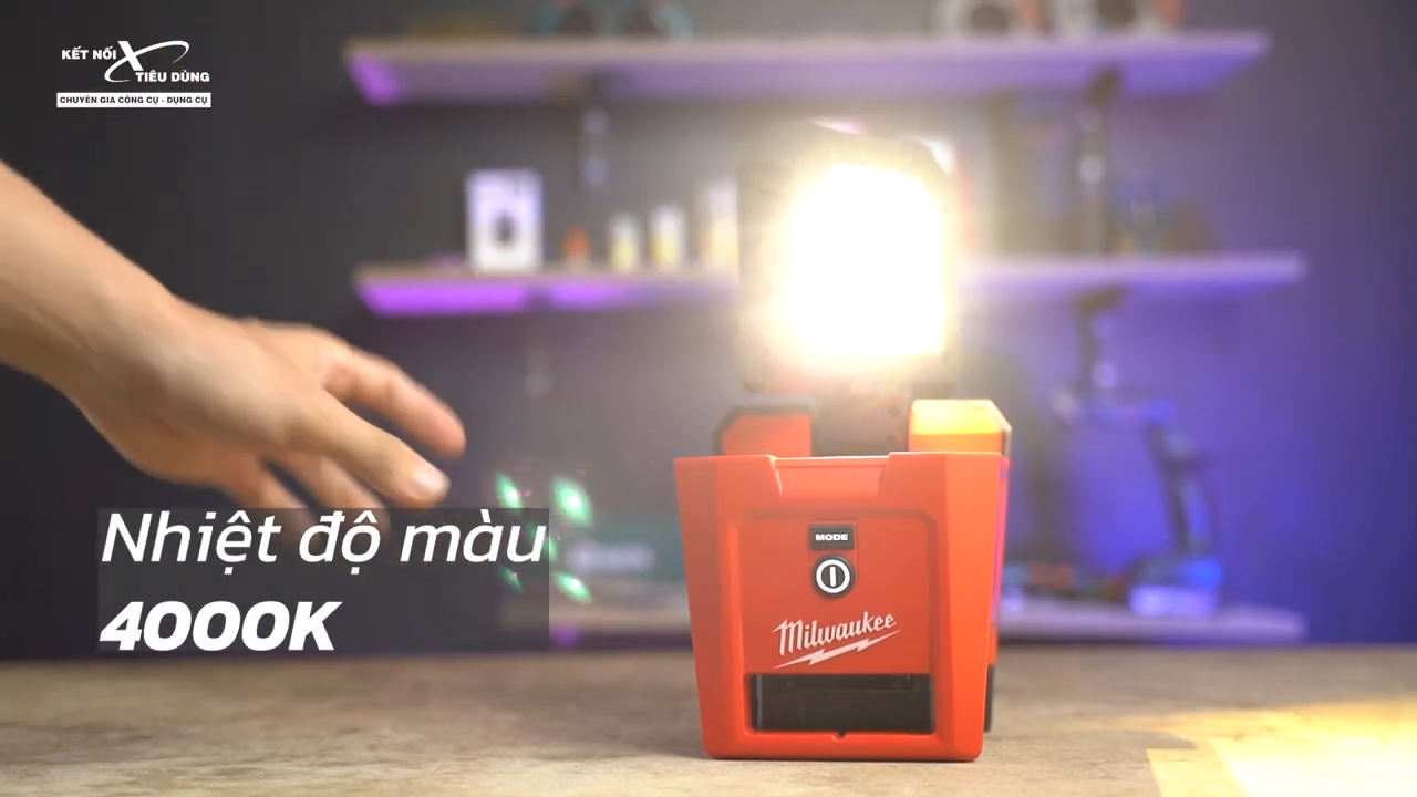 Đèn có khả năng đem lại nguồn sáng tự nhiên với nhiệt độ màu lên tới 4000K tương đương với ánh sáng mặt trời