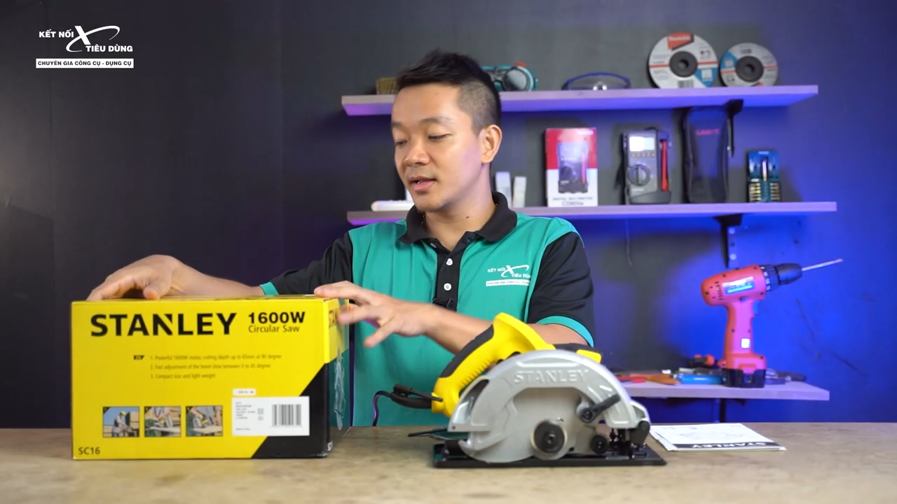 Địa chỉ mua m&aacute;y cưa đĩa Stanley SC16 ch&iacute;nh h&atilde;ng gi&aacute; tốt