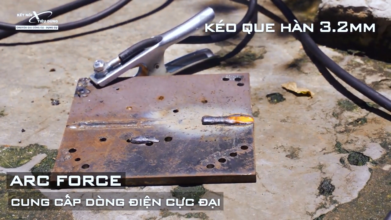 Chức năng tự động b&ugrave; hồ quang Arc Force cung cấp d&ograve;ng điện cực đại