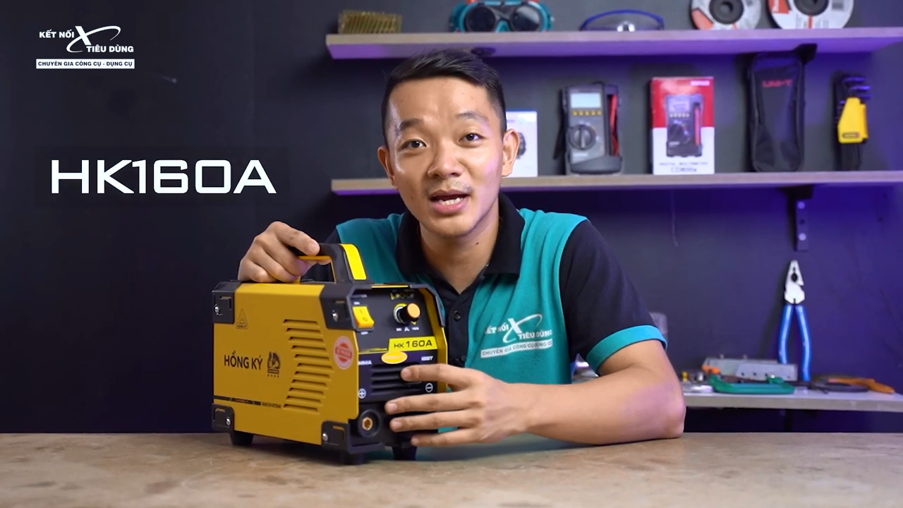 HK160A l&agrave; một con m&aacute;y h&agrave;n mới ra mắt của thương hiệu m&aacute;y h&agrave;n Hồng K&yacute; với những cải tiến, đột ph&aacute; về chức năng