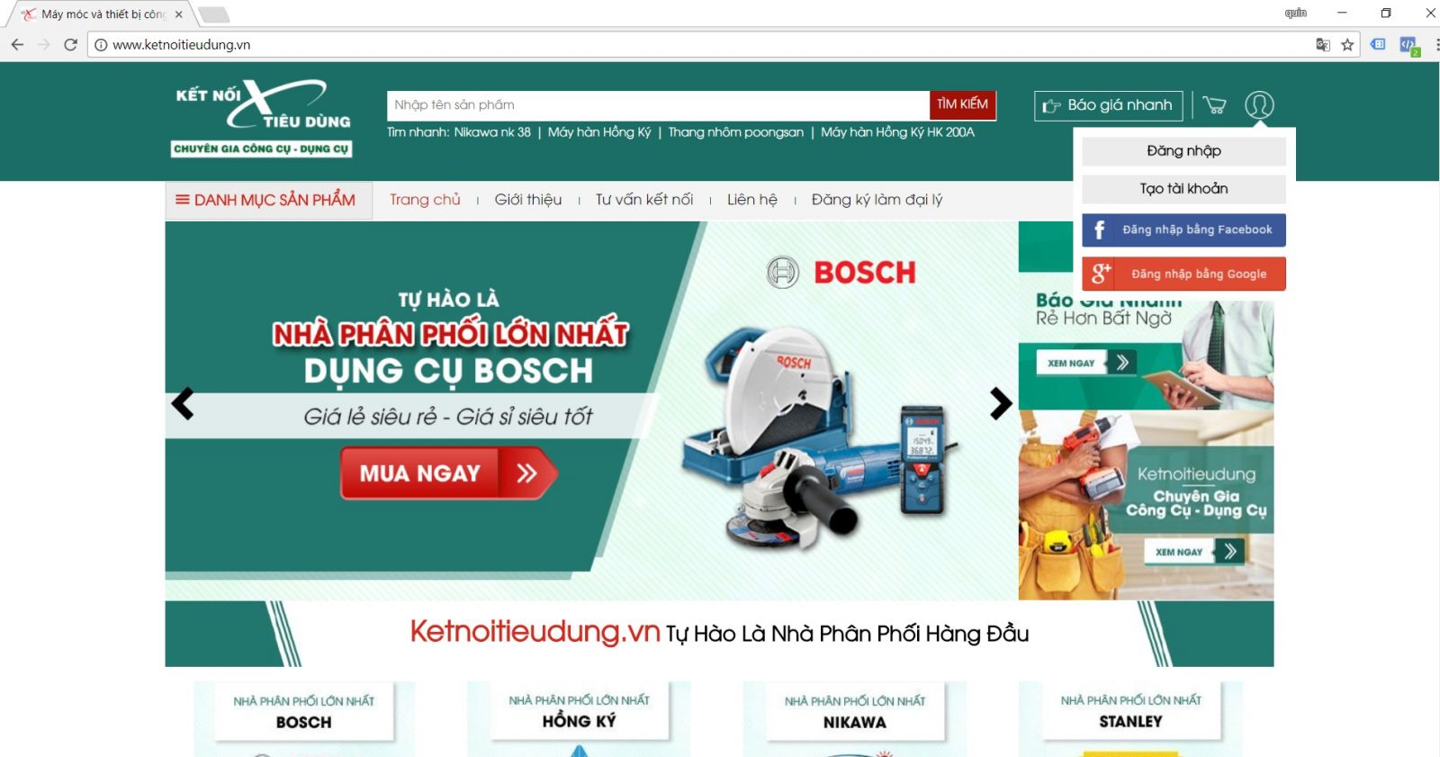 máy khoan bê tông bosch
