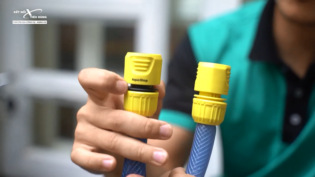 Các khớp nối có ren rất khít với nhau giúp không bị rò rỉ nước khi sử dụng