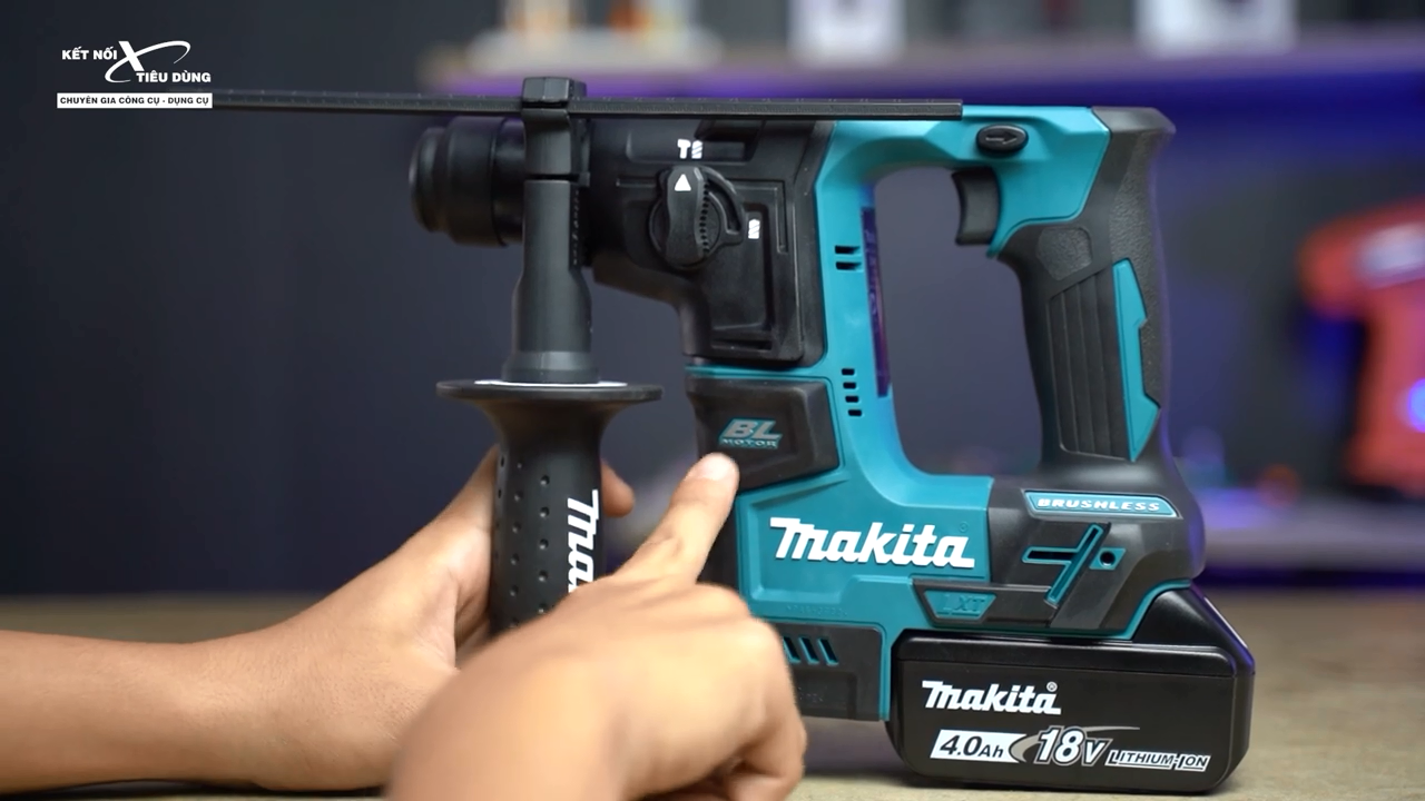 M&aacute;y khoan động lực Makita DHR171 trang bị động cơ kh&ocirc;ng chổi than