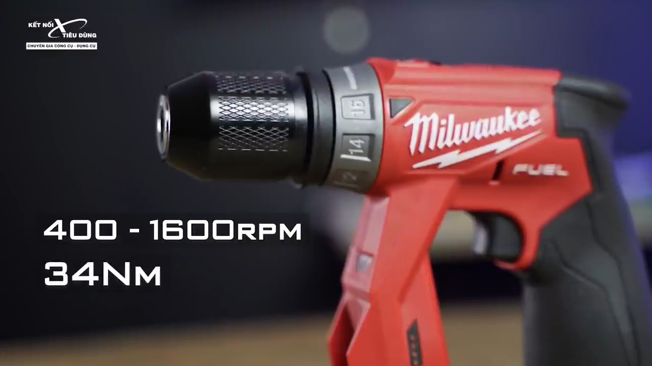 Milwaukee M12 FDDXKIT hoạt động mạnh mẽ gi&uacute;p ho&agrave;n th&agrave;nh c&ocirc;ng việc nhanh ch&oacute;ng