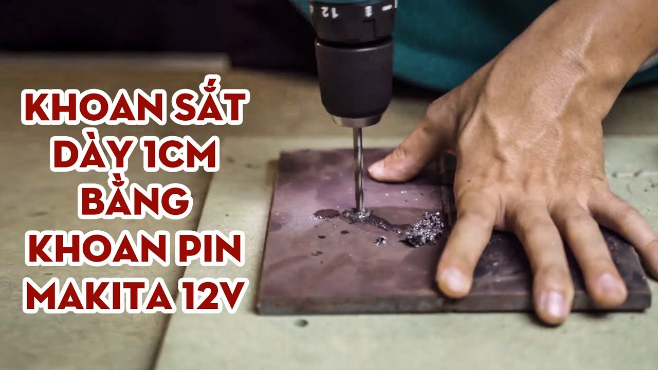 Mẹo nhỏ để khoan sắt hiệu quả