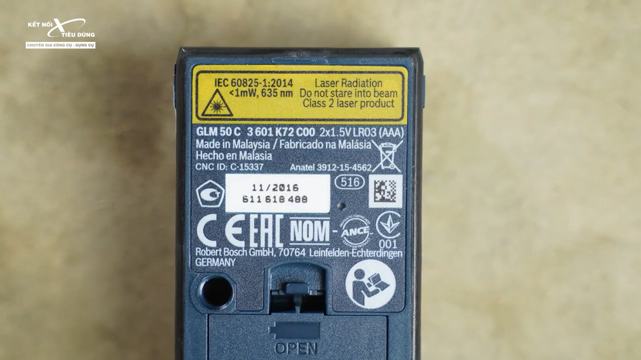 Th&ocirc;ng số kỹ thuật của m&aacute;y đo khoảng c&aacute;ch Laser Bosch v&ocirc; c&ugrave;ng ấn tượng