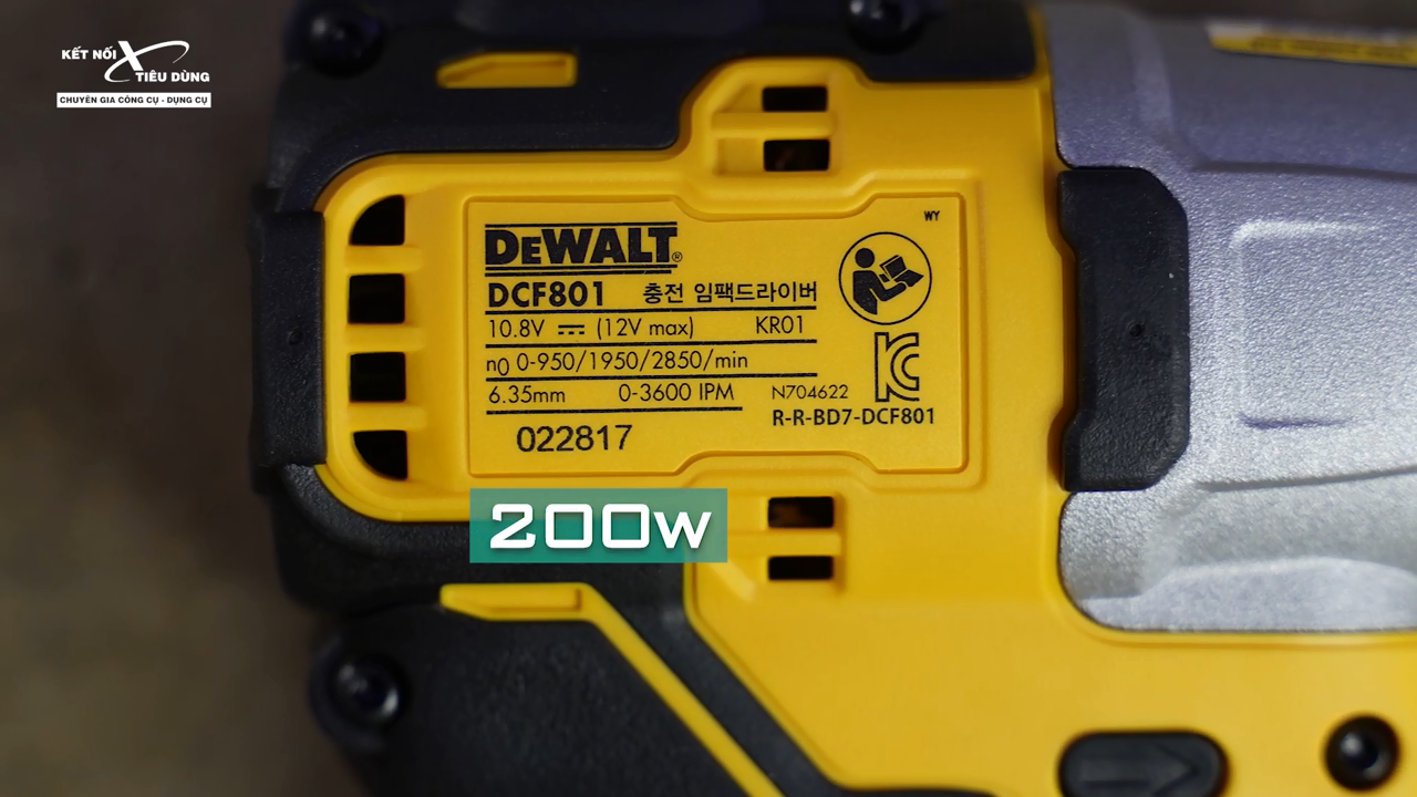 Máy xài pin 12V Li - Ion hiện đại nhất của Dewalt
