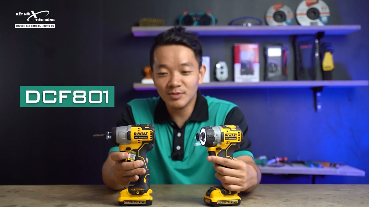 Máy bắn vít Dewalt DCF 801 là dòng sản phẩm cao cấp thuộc thế hệ mới nhất của Dewalt