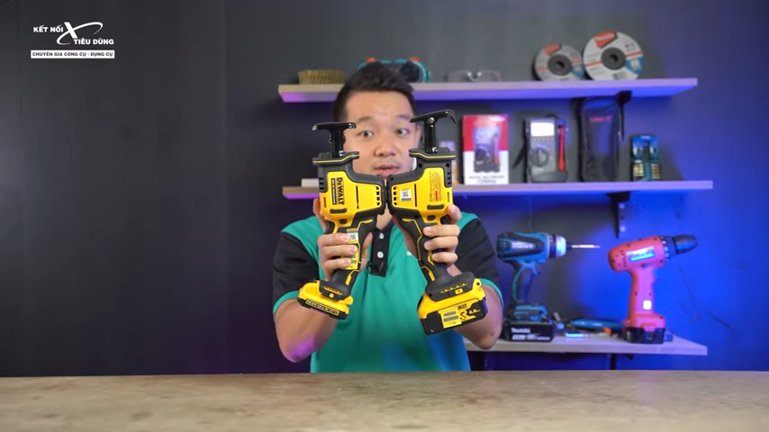 M&aacute;y cưa Dewalt DCS312 c&oacute; thiết kế rất giống với d&ograve;ng m&aacute;y cưa kiếm 18V Dewalt DCS369