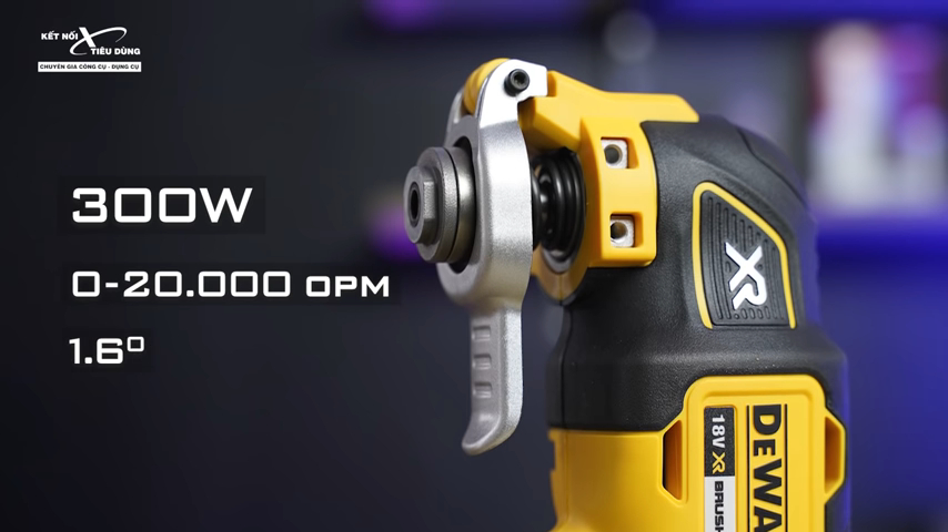 M&aacute;y trang bị động cơ mạnh mẽ với tốc độ kh&ocirc;ng tải 20000rpm gi&uacute;p Anh Em ho&agrave;n th&agrave;nh c&ocirc;ng việc nhanh ch&oacute;ng