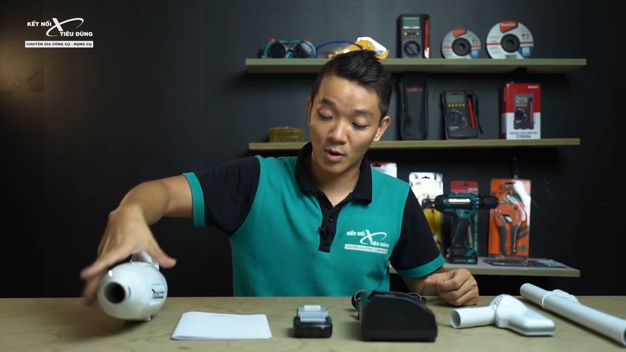 Trọn bộ m&aacute;y h&uacute;t bụi Makita CL106FD
