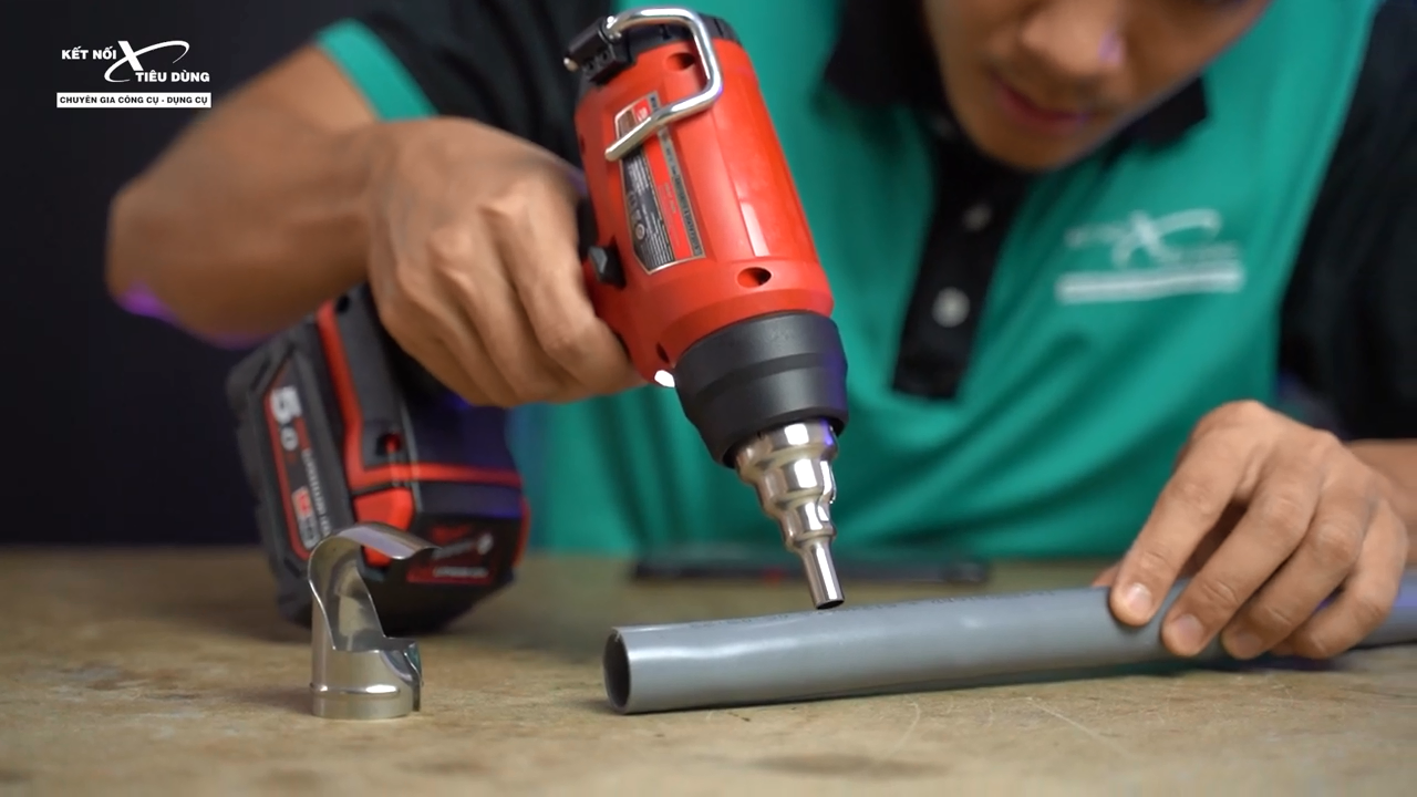Vòi phun tập trung có tác dụng hội tụ nhiệt lại ở một khu vực cụ thể