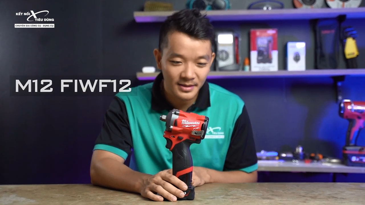 M&aacute;y vặn bu l&ocirc;ng Milwaukee M12 FIWF12 l&agrave; một d&ograve;ng m&aacute;y mới của Milwaukee vừa được ra mắt tại Việt Nam