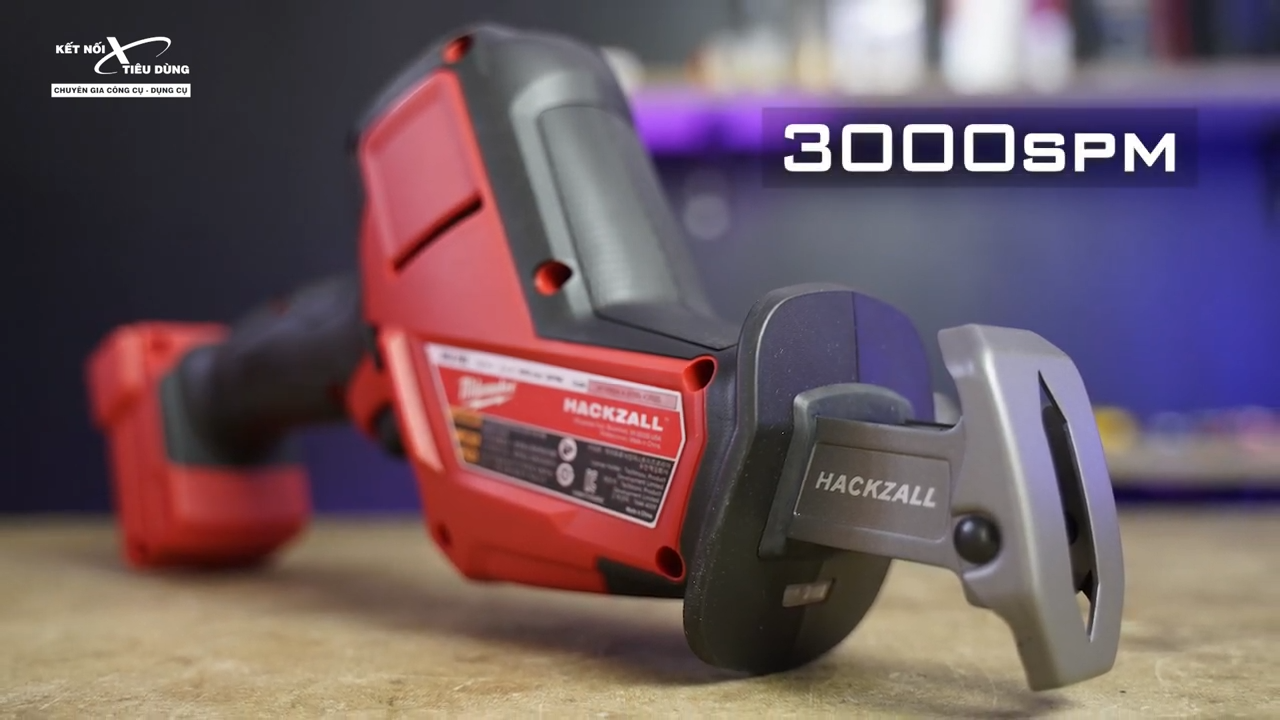 Máy cưa kiếm M18 FHZ có công suất 3000SPM giúp tối ưu hiệu suất làm việc