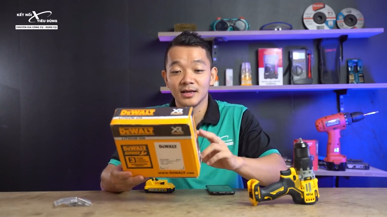 Mua m&aacute;y khoan pin Dewalt DCD706 ch&iacute;nh h&atilde;ng, gi&aacute; tốt ở đ&acirc;u?