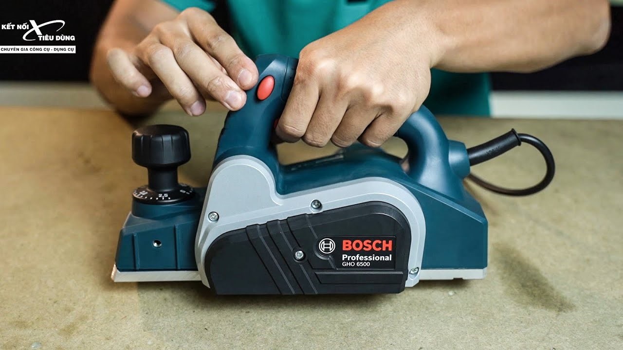 Trải nghiệm m&aacute;y b&agrave;o gỗ Bosch GHO 6500
