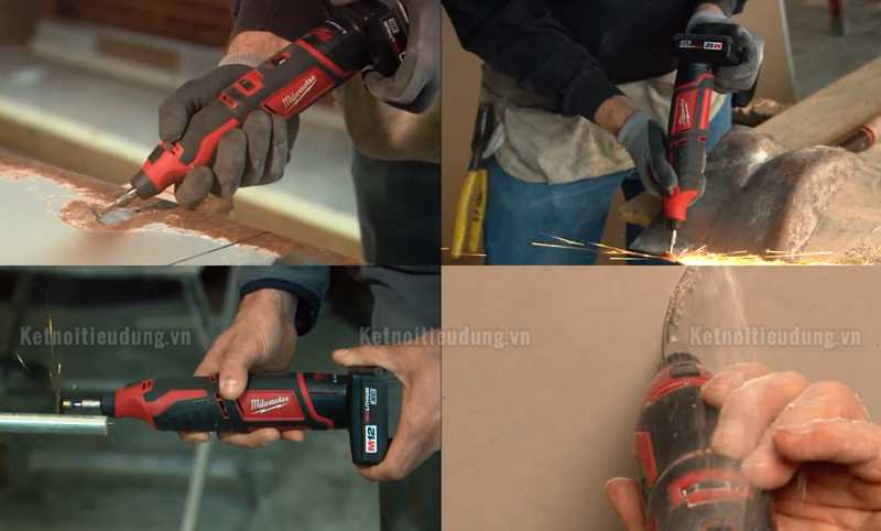 M&aacute;y xoay đa năng Milwaukee C12 RT c&oacute; t&iacute;nh phổ biến cao, ứng dụng trong nhiều c&ocirc;ng việc v&agrave; đời sống