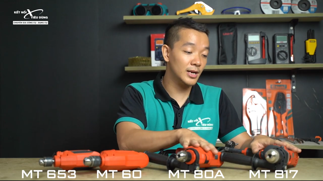 4 mẫu m&aacute;y khoan Maktec MT653, MT60, MT80A v&agrave; MT817 được nhiều Anh Em ưa chuộng