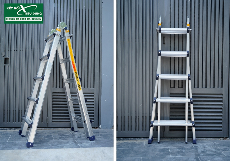 Thang Nh&ocirc;m R&uacute;t Chữ A Poongsan PS-45 l&agrave; d&ograve;ng thang nh&ocirc;m đến từ H&agrave;n Quốc