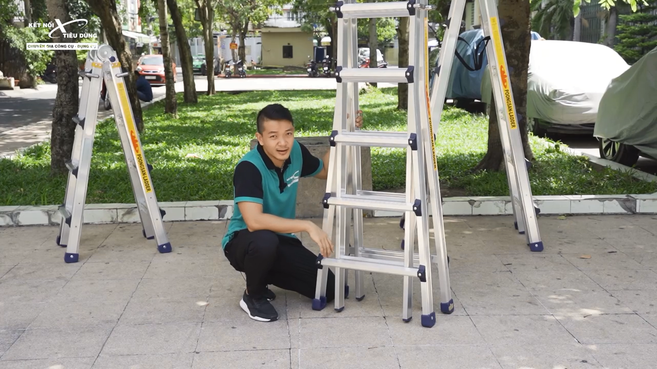 PS-45 l&agrave; d&ograve;ng thang đa năng vừa l&agrave; thang gấp gia đ&igrave;nh, vừa l&agrave; c&ocirc;ng cụ phục vụ cho c&ocirc;ng việc
