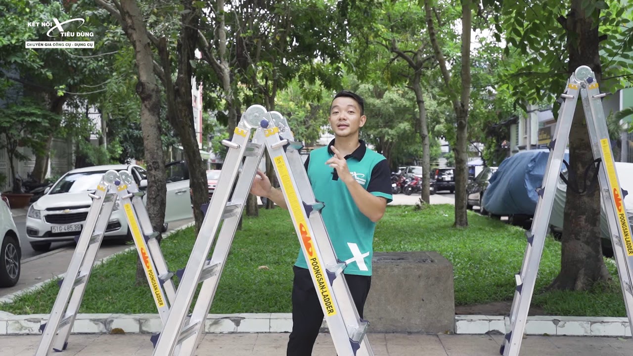 Thang Nh&ocirc;m R&uacute;t Chữ A Poongsan PS-45 c&oacute; nhiều t&iacute;nh năng nổi bật