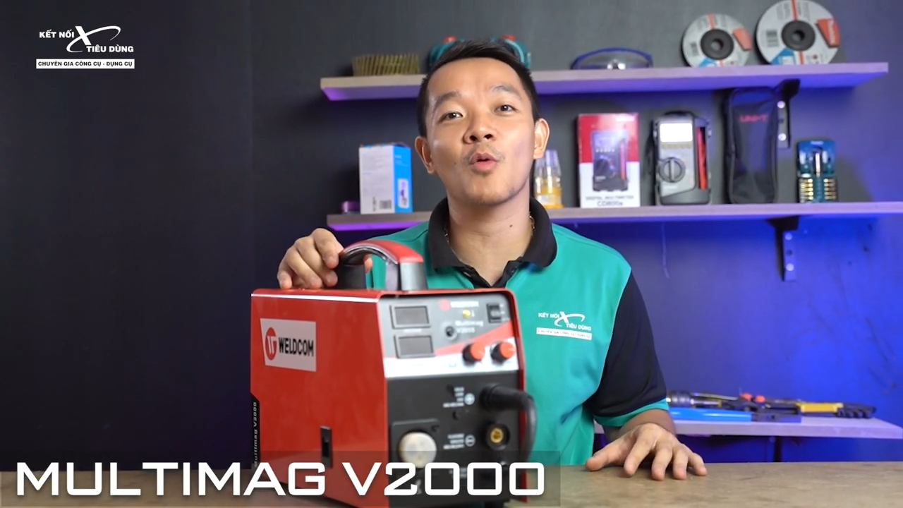 Weldcom Multimag V200 c&oacute; thể thực hiện đa chức năng phục vụ nhu cầu sử dụng kh&aacute;c nhau của Anh Em