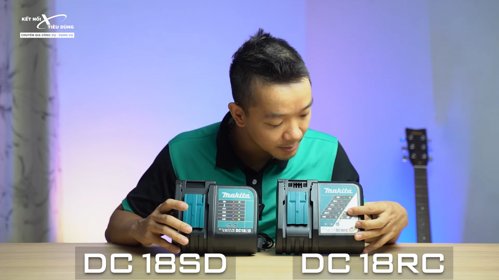 Cách đọc đèn báo sạc pin Makita DC18RC, DC18SD - Tính năng đỉnh ít người biết của sạc pin Makita