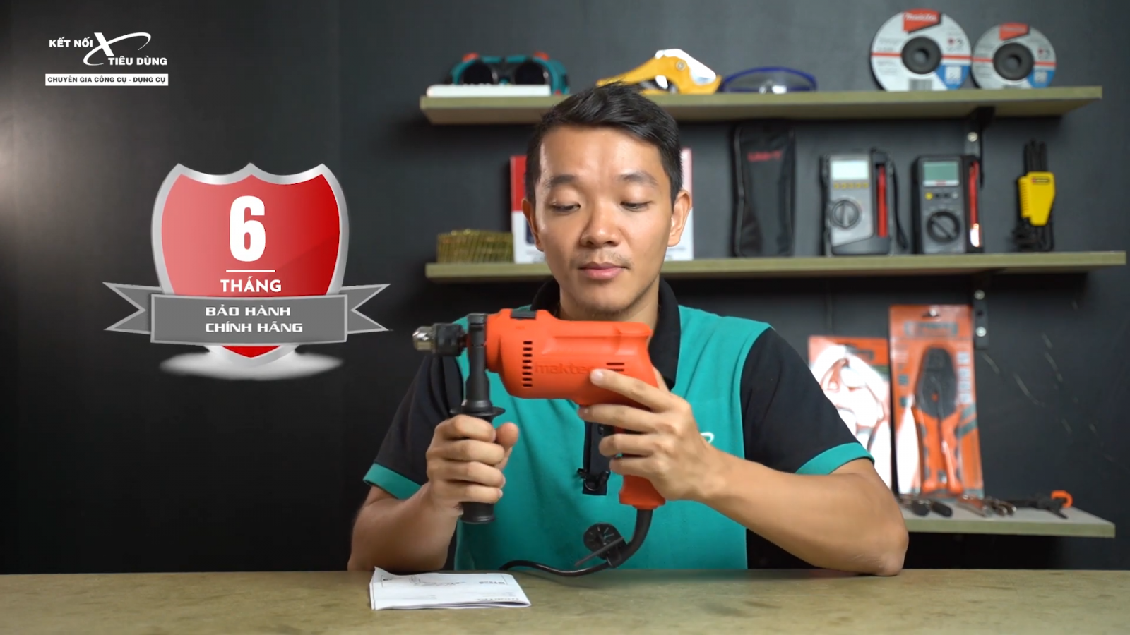 Mua h&agrave;ng t&agrave;u l&agrave;m g&igrave; khi Maktec MT80A - M&aacute;y khoan b&uacute;a 500W ch&iacute;nh h&atilde;ng Maktec chỉ 609K