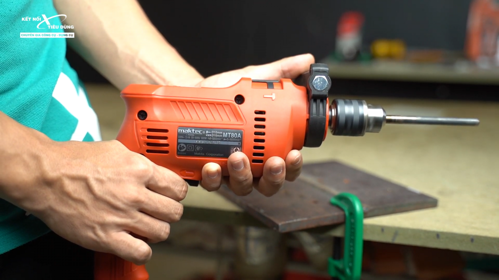 Mua h&agrave;ng t&agrave;u l&agrave;m g&igrave; khi Maktec MT80A - M&aacute;y khoan b&uacute;a 500W ch&iacute;nh h&atilde;ng Maktec chỉ 609K