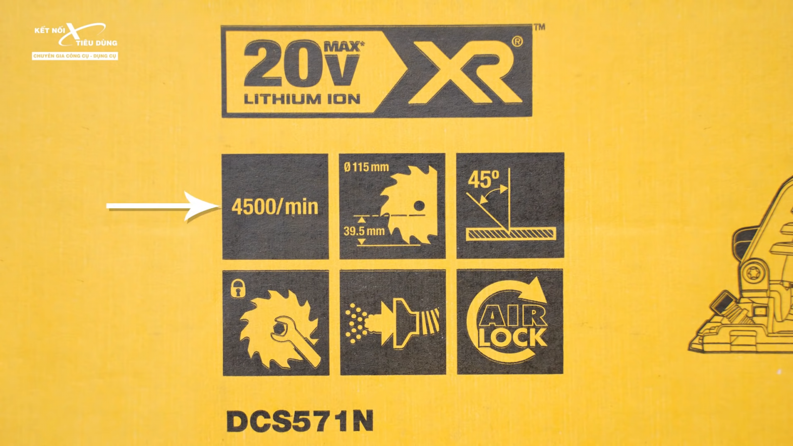 Review m&aacute;y cưa đĩa Dewalt DCS571N mớ ra mắt thiết kế qu&aacute; đỉnh: gọn, mạnh, cơ động, đa t&iacute;nh năng