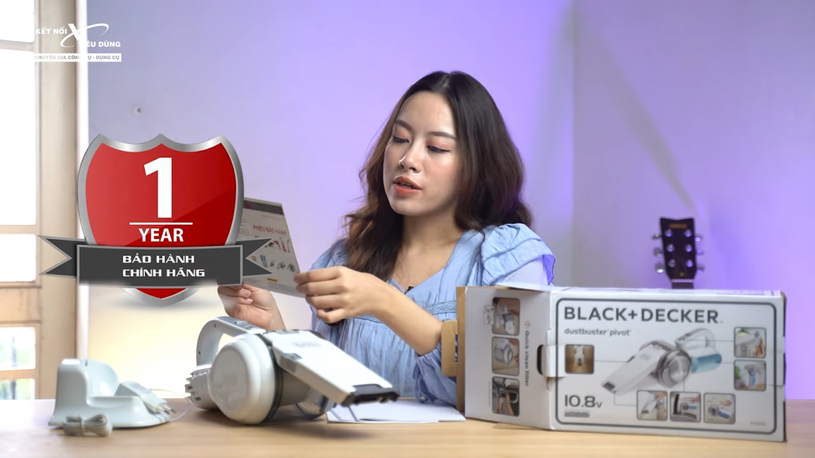 Review m&aacute;y h&uacute;t bụi cầm tay Black&Decker PV1020L: thiết kế th&ocirc;ng minh, d&ugrave;ng gia đ&igrave;nh qu&aacute; ổn