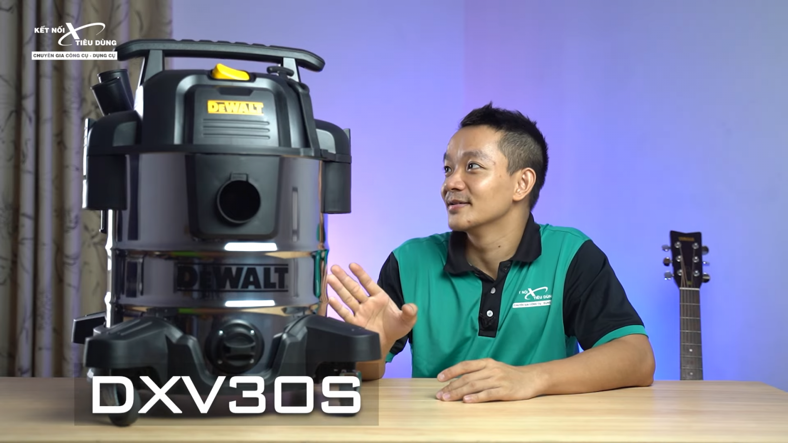 Review máy hút bụi Dewalt DXV30S: 4hp, 30l, hút cả nước và khô, có thổi, đầy đủ tính năng