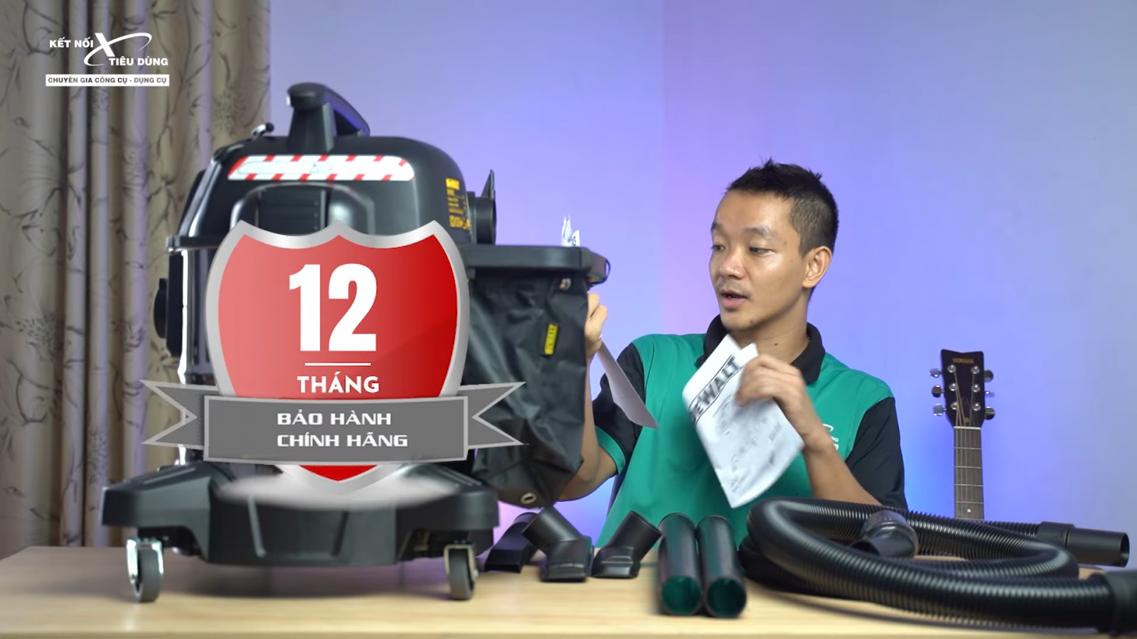 Review máy hút bụi Dewalt DXV30S: 4hp, 30l, hút cả nước và khô, có thổi, đầy đủ tính năng