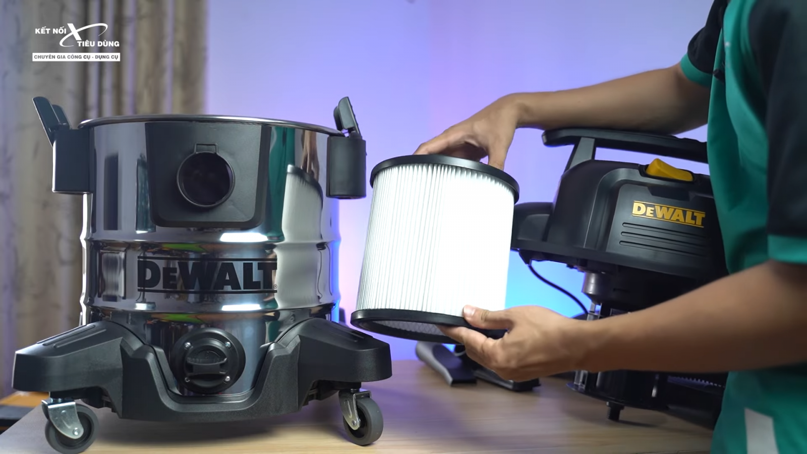 Review máy hút bụi Dewalt DXV30S: 4hp, 30l, hút cả nước và khô, có thổi, đầy đủ tính năng