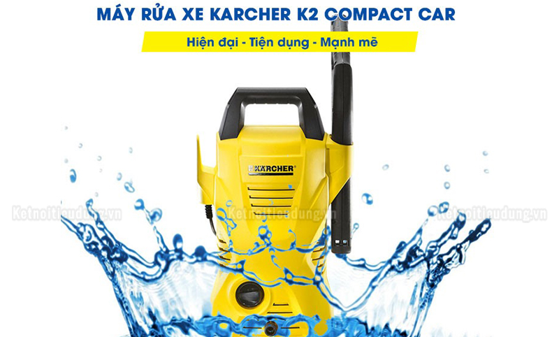 Review M&aacute;y Rửa Xe Gia Đ&igrave;nh Karcher K2 Compact Car