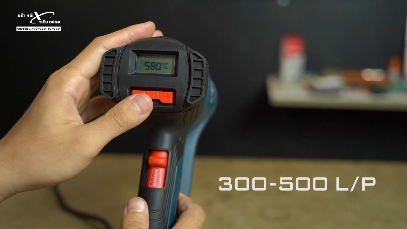 Review m&aacute;y thổi n&oacute;ng hiển thị nhiệt độ ch&iacute;nh x&aacute;c, cực nhiều t&iacute;nh năng - Bosch GHG 20-63