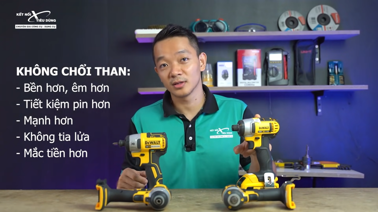 So s&aacute;nh m&aacute;y bắn v&iacute;t Dewalt DCF885 (chổi than) - DCF 887 (kh&ocirc;ng chổi than), loại n&agrave;o ngon hơn?