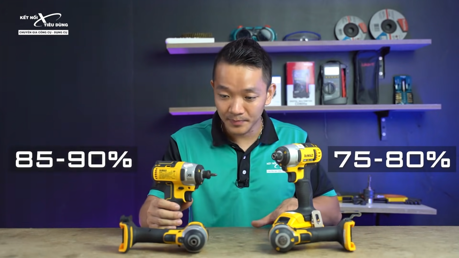 So s&aacute;nh m&aacute;y bắn v&iacute;t Dewalt DCF885 (chổi than) - DCF 887 (kh&ocirc;ng chổi than), loại n&agrave;o ngon hơn?