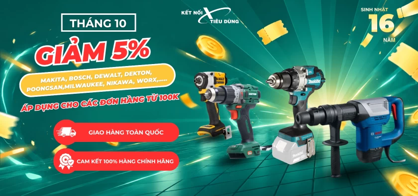 Tháng 10 - Giảm 5%