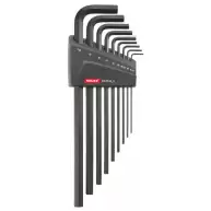 Bộ lục giác đầu bằng dài 9 cái hệ met Holex Germany 626126 9 (Cr-mo)