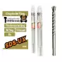 Mũi khoan bê tông 4 cạnh 10mm Unika UXL10.0x350 (SDS-Plus)