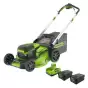 Combo Máy cắt cỏ đẩy tay dùng pin 60V Greenworks MO60L424 (2 Pin 4.0Ah, Sạc)