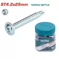 Hộp 150 vít tự khoan ST4.2x25mm Total WJSS4202511