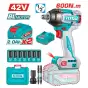 Máy vặn bu lông dùng pin 42V Total TIWLI42602 (2 Pin 2.0Ah, 1 Sạc)