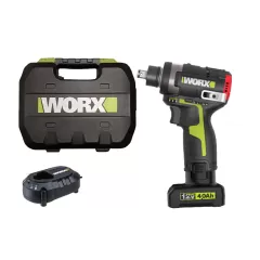 Máy vặn vít và bu lông dùng pin 12V Worx WU132T.2 (1 Pin 4.0Ah, 1 Sạc)