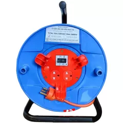Ổ cắm Lioa kéo dài quay tay kiểu Rulo QT30-3-25A