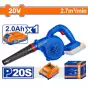Máy thổi bụi dùng pin 20V Wadfow WBLP522 (1 Pin 2.0Ah, 1 Sạc)