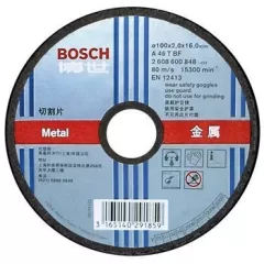Đá Cắt Sắt Bosch 100X2X16mm 2608600267